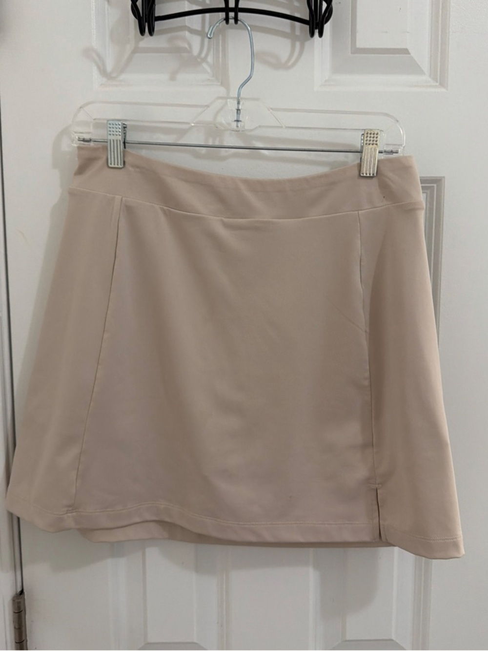 Lady Hagen Beige Tennis Mini A-Line Skirt Size Medium